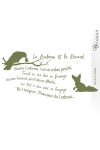 Sticker Le corbeau et le renard