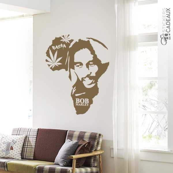 Sticker Bob Marley Rasta Pop