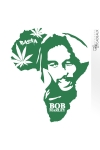 Sticker Bob Marley Rasta Pop