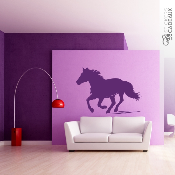 Sticker Cheval au galop