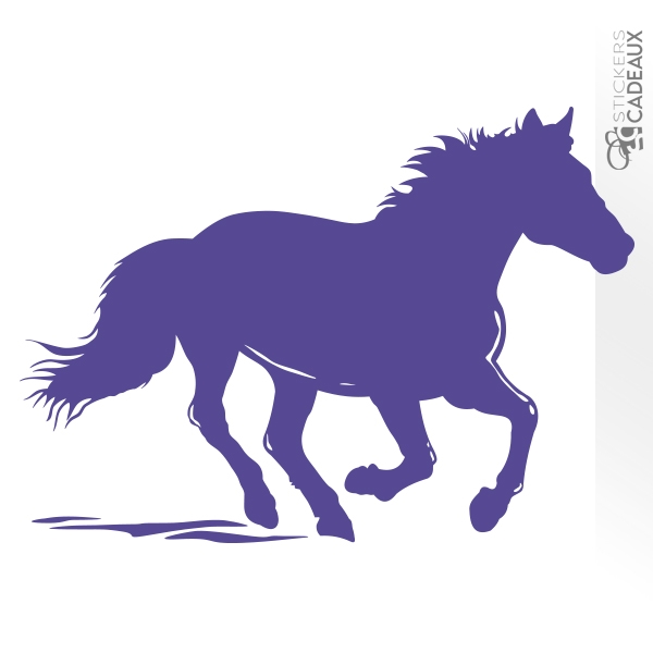 Sticker Cheval au galop