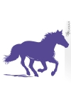 Sticker Cheval au galop