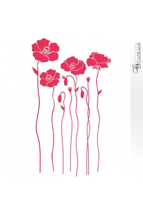 Sticker Comme un coquelicot