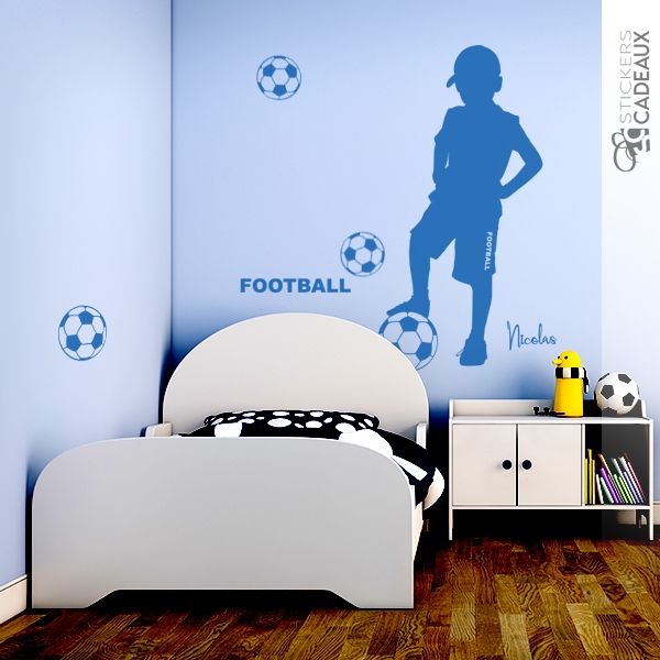 Sticker personnalisable Petit Footballeur