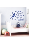 Sticker personnalisable rêve ta vie en couleur Boy