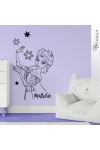 Sticker personnalisable Reine des Neiges Elsa