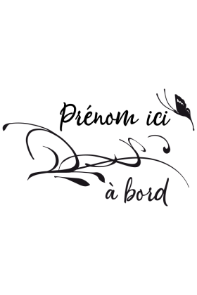 Autocollant Enfant à bord Art Déco