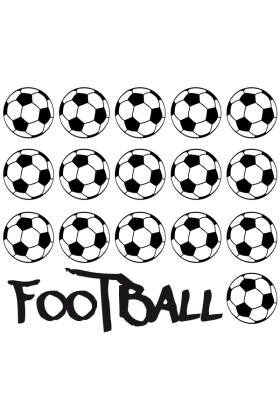 Sticker Ballons de Football x 16