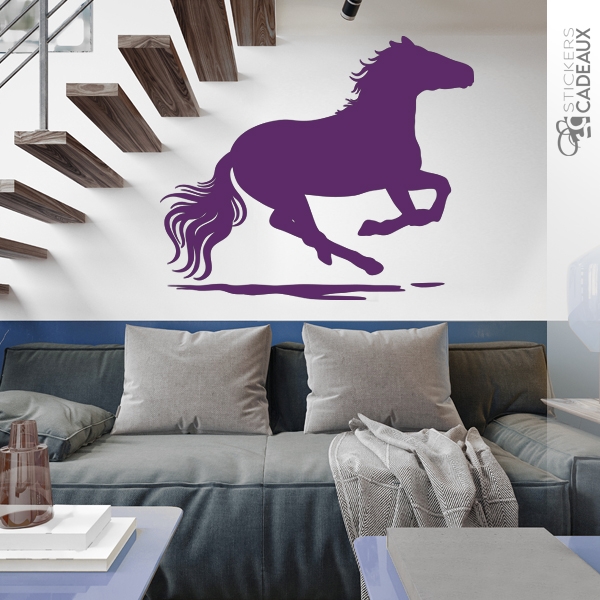 Sticker Cheval au galop