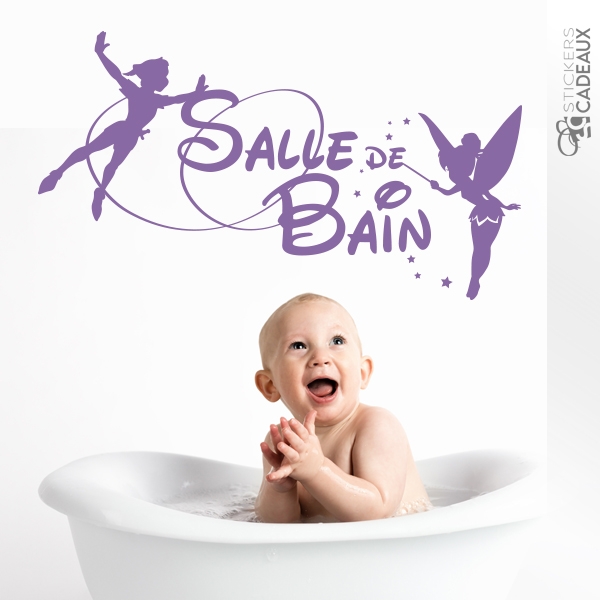 Sticker Salle de Bain + WC Peter Pan