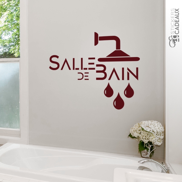 Sticker Salle de Bain Design