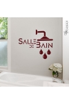 Sticker Salle de Bain Design