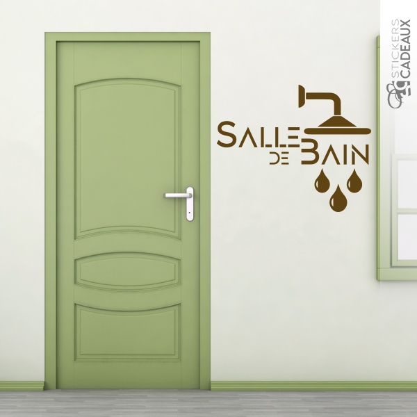 Sticker Salle de Bain Design