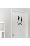 Sticker WC Moderne