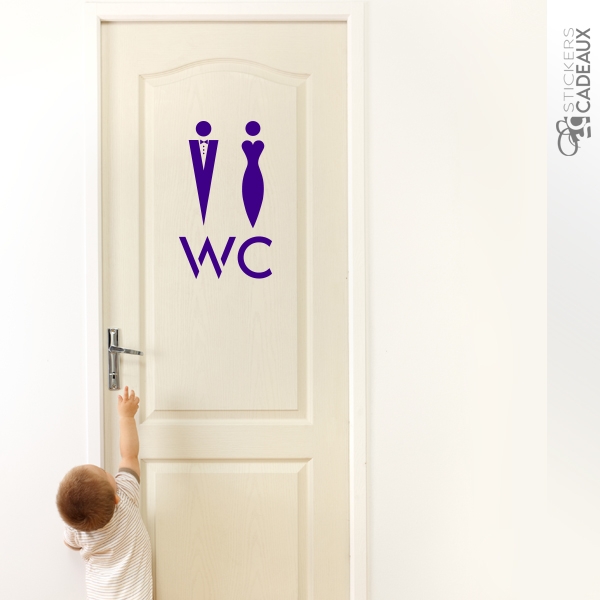 Sticker WC Moderne