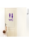 Sticker WC Moderne