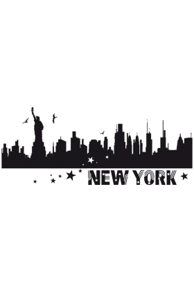 Sticker New York Déco