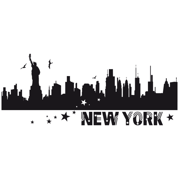Sticker New York Déco