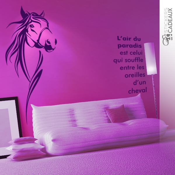 Sticker Cheval air du Paradis