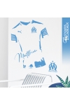 Sticker Maillot OM - Maillot Olympique de Marseille Personnalisable