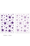 Stickers étoiles pack 2 couleurs - 2 planches 40x55cm - 110 étoiles