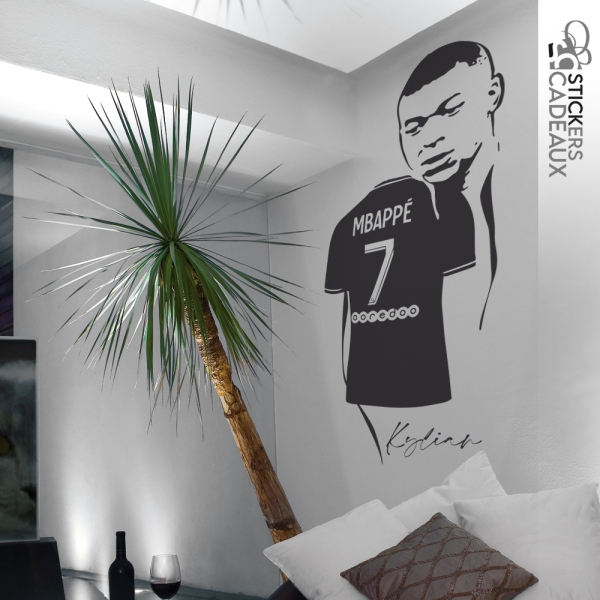 Sticker Mbappe Kylian - maillot de foot Mbappé sticker